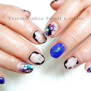 人気順｜たらしこみ/個性派/#nailbook_fan⁡のネイルデザイン｜ネイルブック 