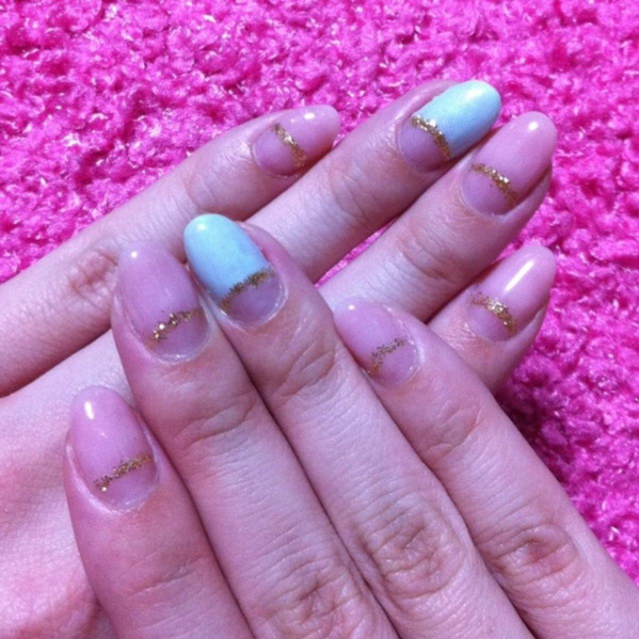 ハンド フレンチ ピンク ジェルネイル セルフネイル Ayu 11のネイルデザイン No 144 ネイルブック