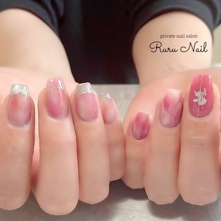 人気順｜ニュアンス/#いちごミルクのネイルデザイン｜ネイルブック 