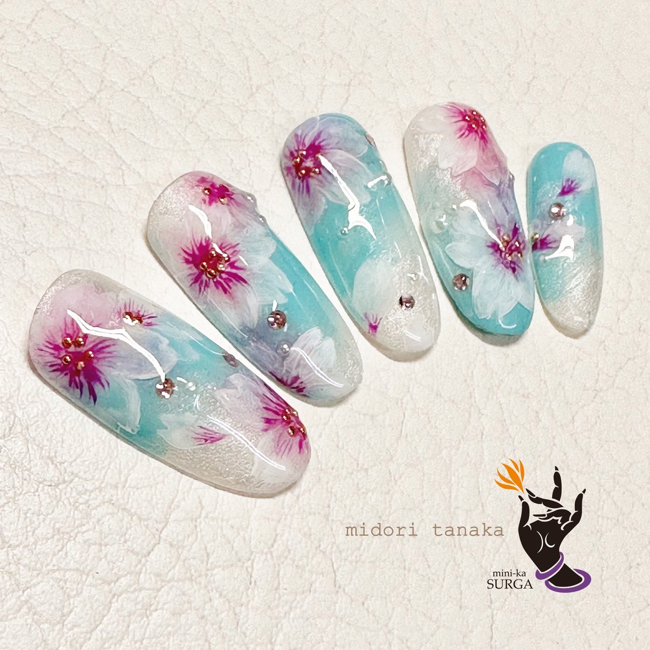 春/成人式/卒業式/入学式/ハンド - 田邉薫(Kaori Tanabe)のネイル