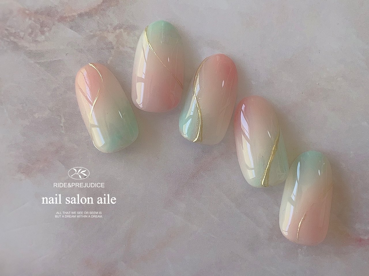 茅ヶ崎ネイルサロン#nail salon aile#甘沼#ジェルネイル#ハンド#春ネイル#春#ピンク#アイボリー#オレンジ#ミントグリーン#ふんわりネイル #可愛い#ニュアンス#ミラー#ゴールド こちらのデザインはサービス価格の為、色変え不可です。 #春 #オールシーズン #ハンド #タイダイ #ニュアンス #ミラー #シアー #ミディアム #オーバル #ピンク #オレンジ #グリーン #ジェルネイル #Nail salon aile #ネイルブック