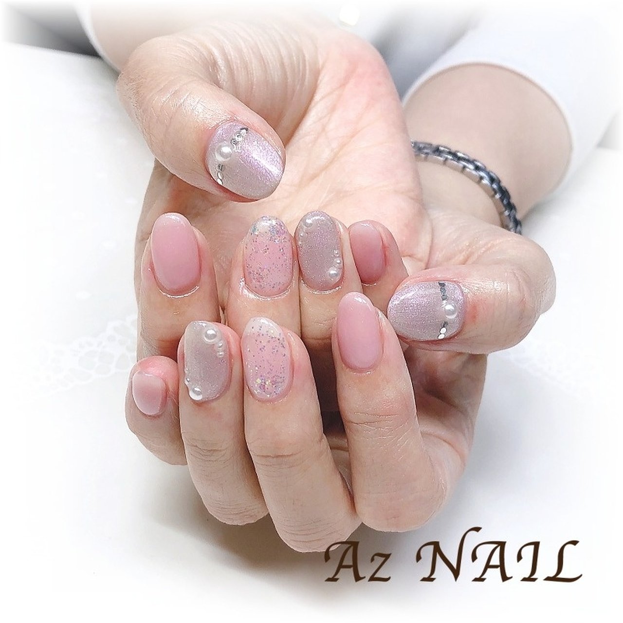 卒業式/入学式/オフィス/デート/ハンド - Az NAIL ゆき＊のネイル