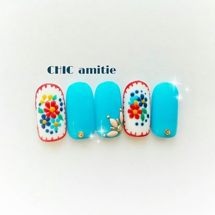 春 夏 パーティー デート ハンド 鈴木千佳子のネイルデザイン No ネイルブック