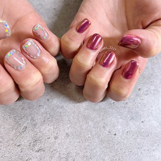 2024年】新着順｜#ホロ囲みネイルのネイルデザイン｜ネイルブック 