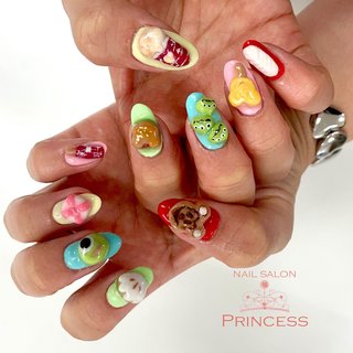 パークフードネイルのネイルデザイン｜ネイルブック