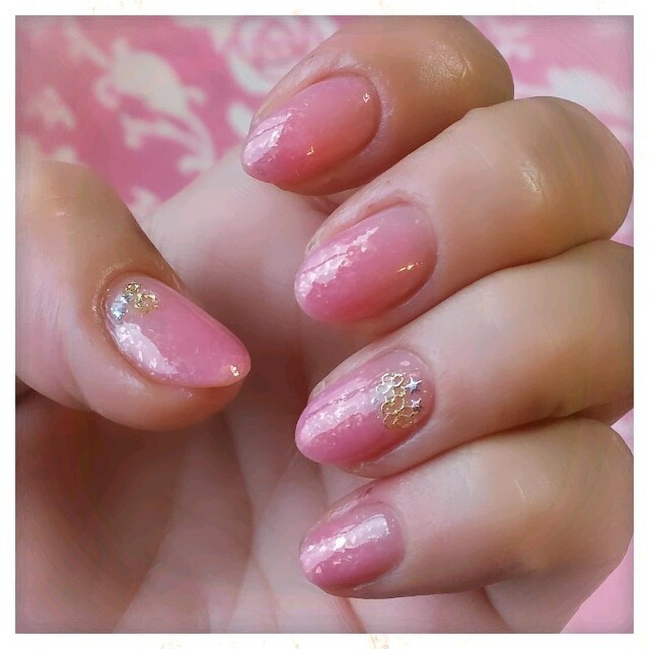 ハンド シンプル ピンク マニキュア セルフネイル Lazyのネイルデザイン No ネイルブック