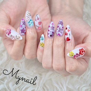 オールシーズン/ハンド/フレンチ/ハート/イニシャル - my NAILのネイル