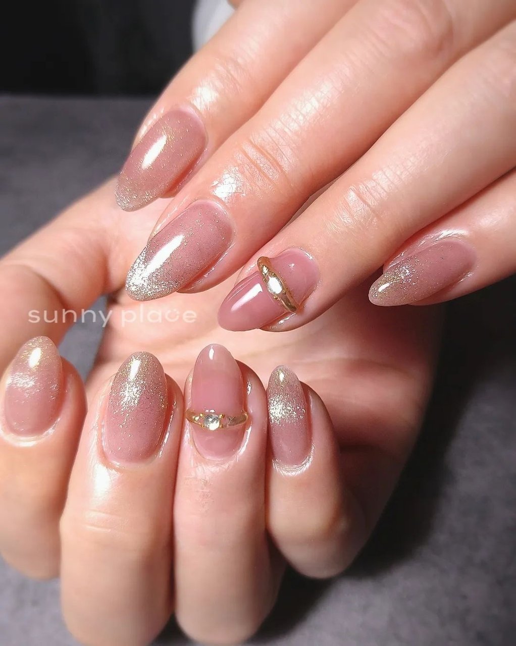 【Justine Clenquet】関税送料込★SAM ピンク ネイル リング JUSTINE CLENQUET】SAM GRADIENT PINK NAIL RING 31JC02SAM2