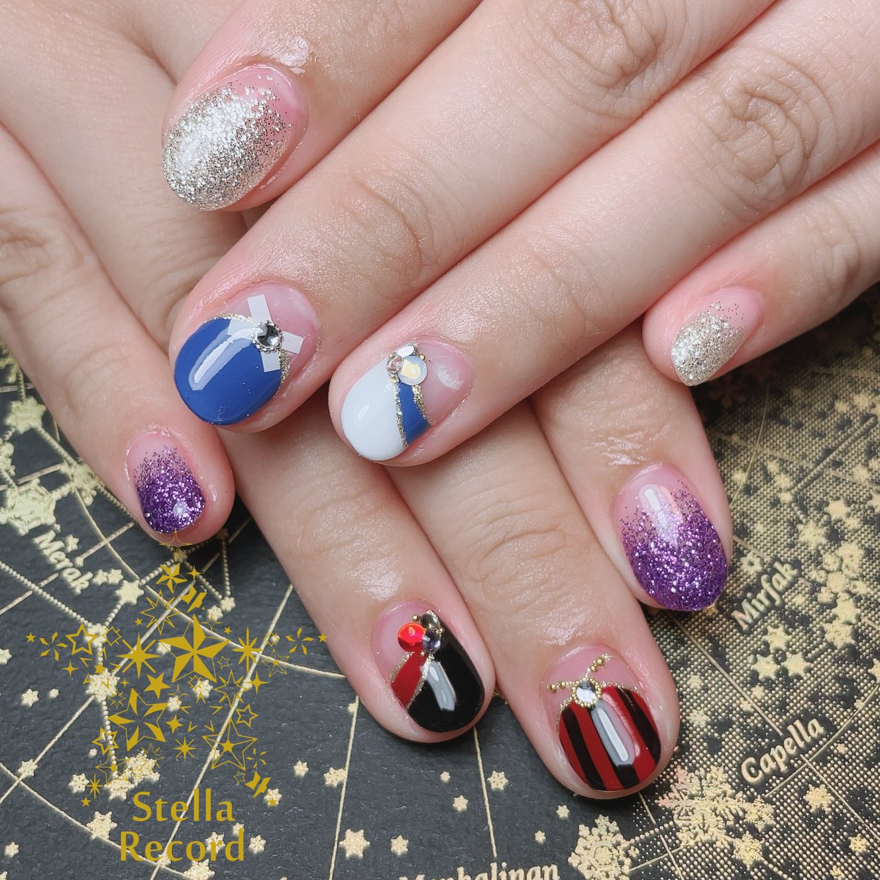 オールシーズン/旅行/ライブ/推し活/ハンド - YUKIEのネイルデザイン