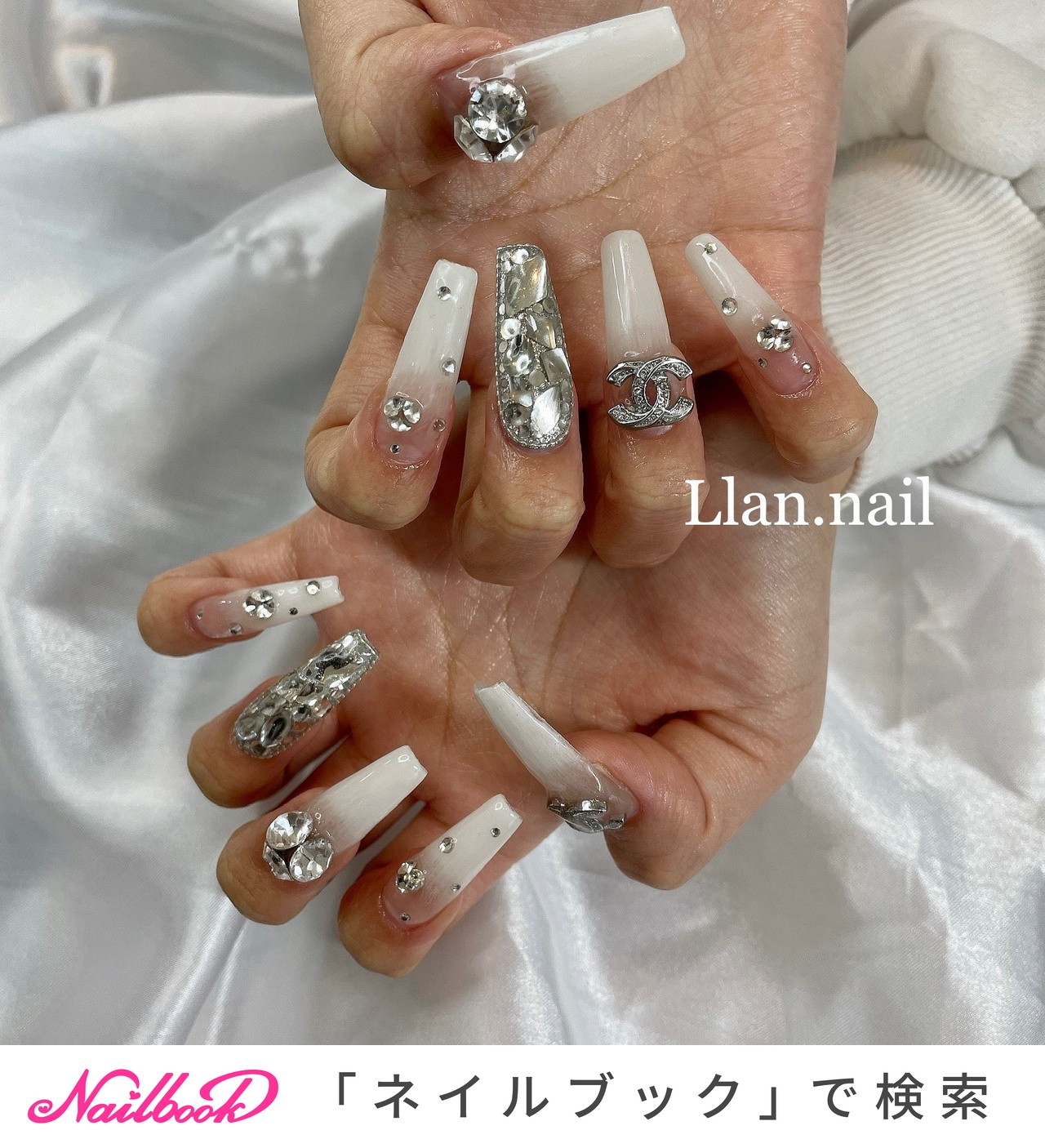 人気順｜#chanelパーツのネイルデザイン｜ネイルブック