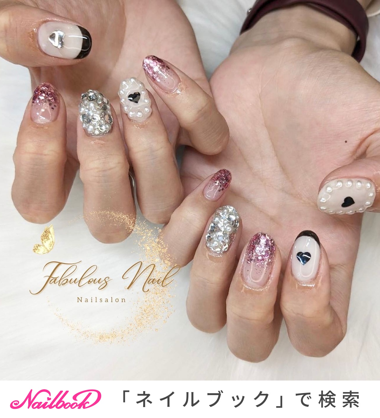 春/シンプル/キラキラ/ワンホン/韓国 - FabulousNailEmiのネイル