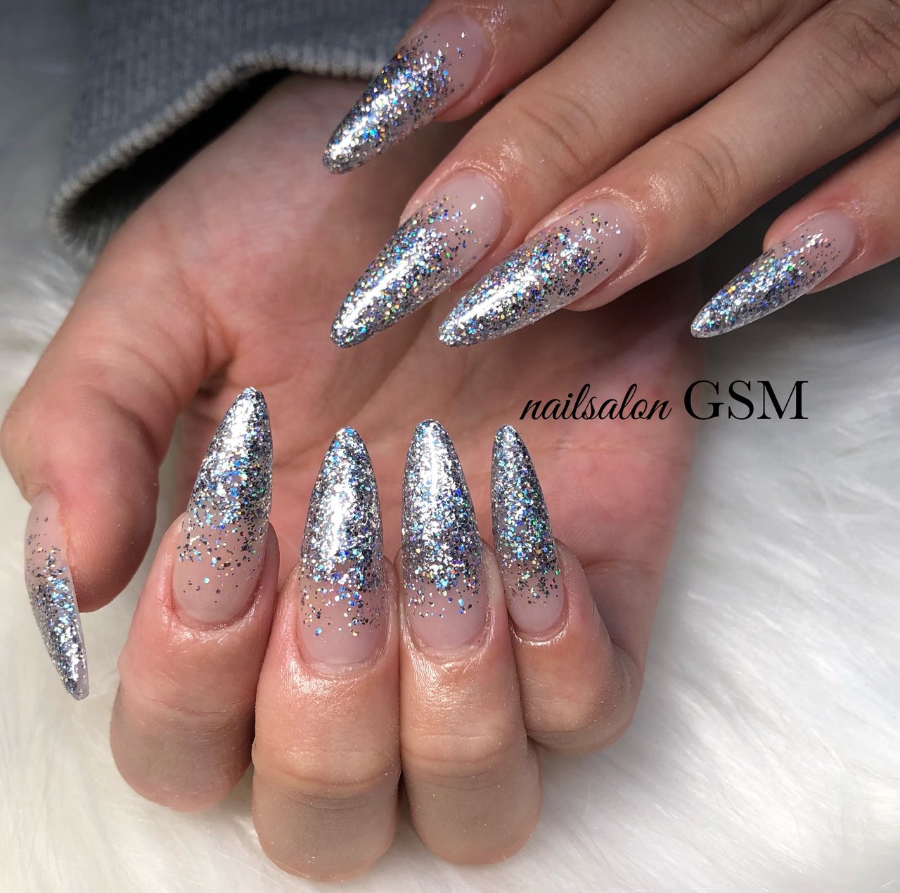 オールシーズン/ハンド/グラデーション/ラメ/キラキラ - nailsalon GSM