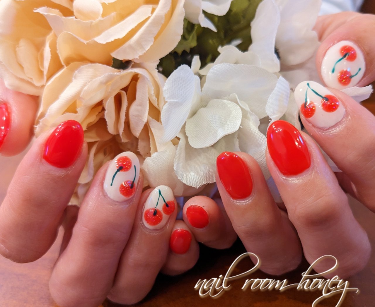 春/夏/オールシーズン/ハンド/フルーツ - nailroomhoneyのネイル