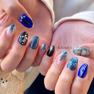 おすすめ順｜#碧棺左馬刻のネイルデザイン｜ネイルブック