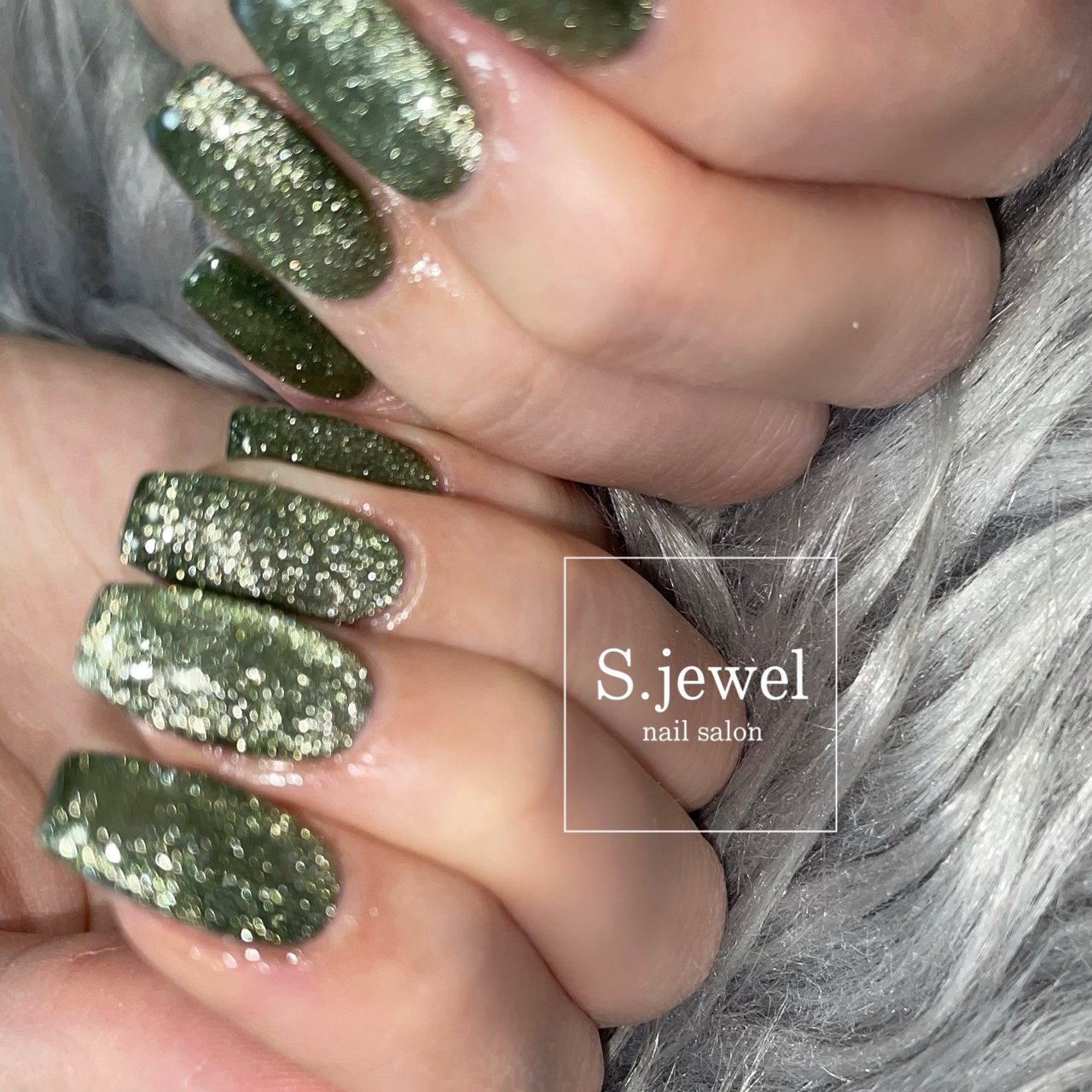 ワンカラー/マグネット - S.JEWELのネイルデザイン[No.8025356