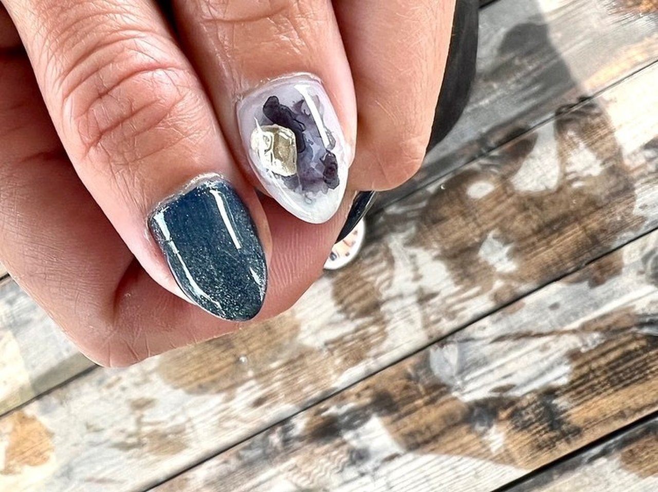 ニュアンス/マグネット/ミラー/個性派/ジェルネイル - nail.angel__