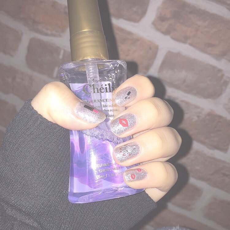 オールシーズン ライブ ラメ ロック ショート Ukaのネイルデザイン No ネイルブック