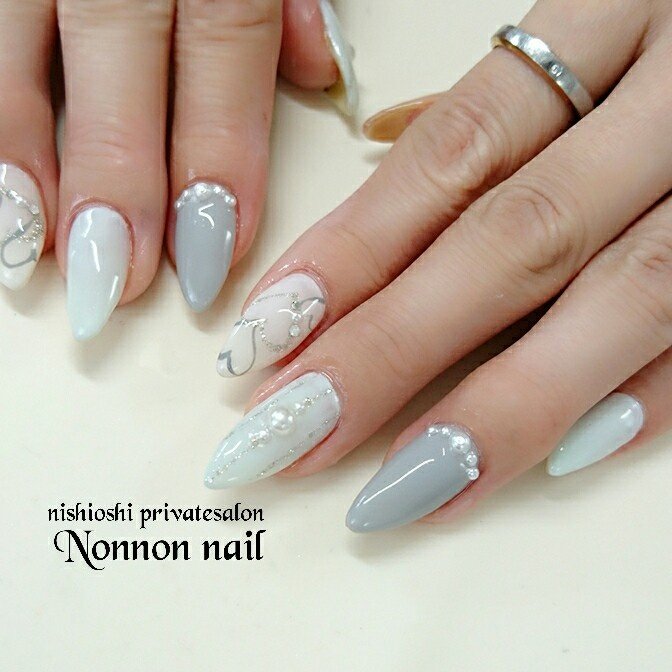 春 入学式 デート ハンド シンプル Nonnon Nailのネイルデザイン No ネイルブック