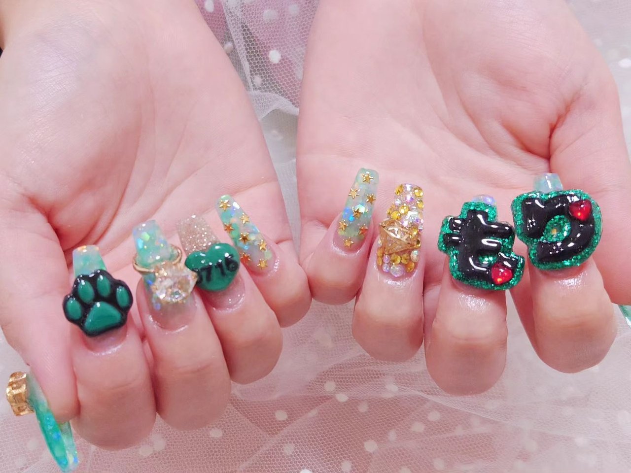 推し活専用】オーダーネイルチップ 付け爪 つけ爪 ハンドメイド