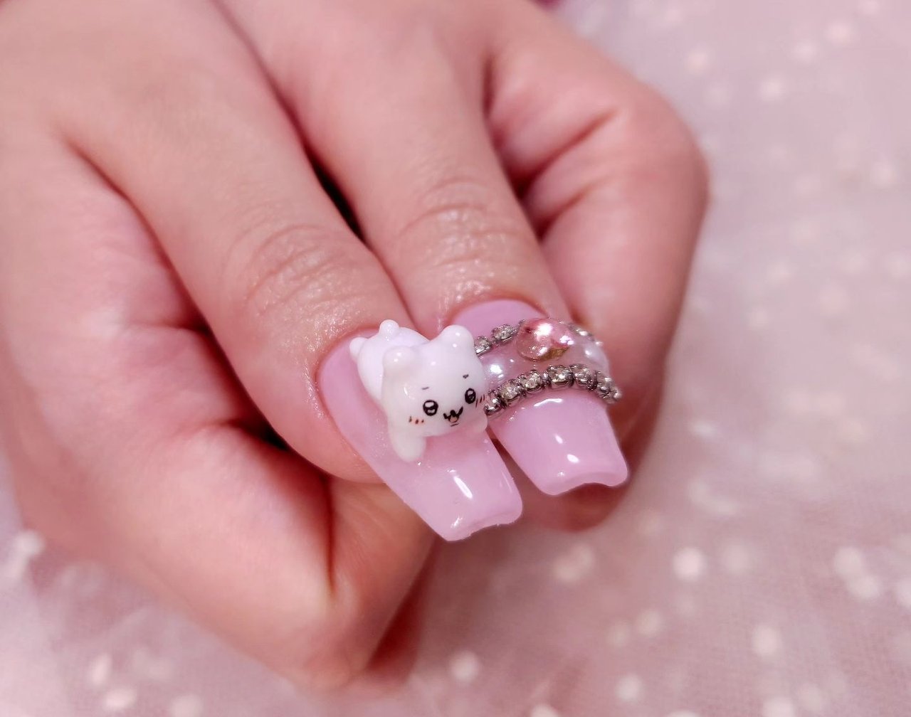 春/ハート/リボン/韓国/ジェルネイル - いろはねいる asakiのネイル