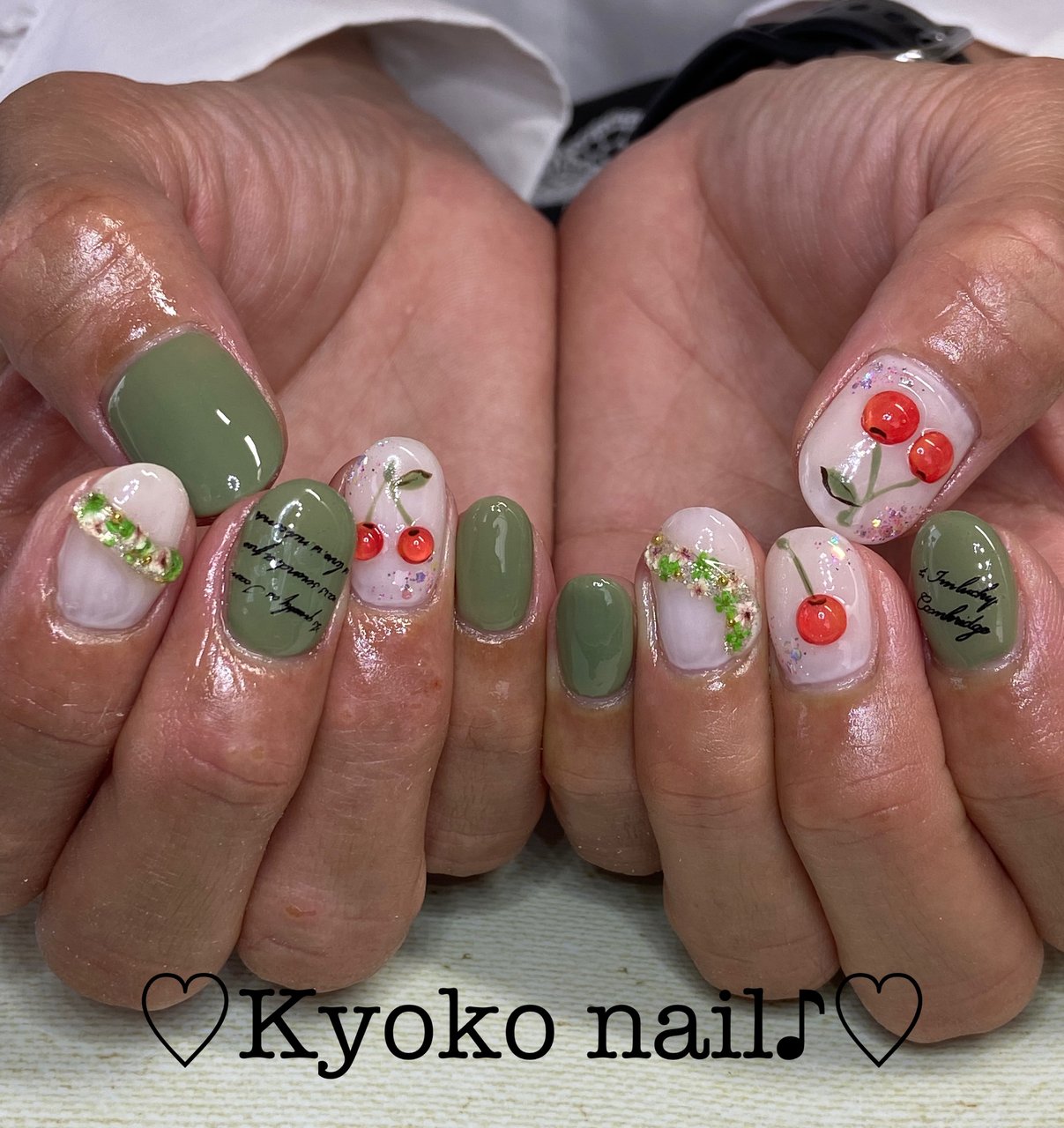 春/オールシーズン/ハンド/ワンカラー/フルーツ - Kyoko nailの