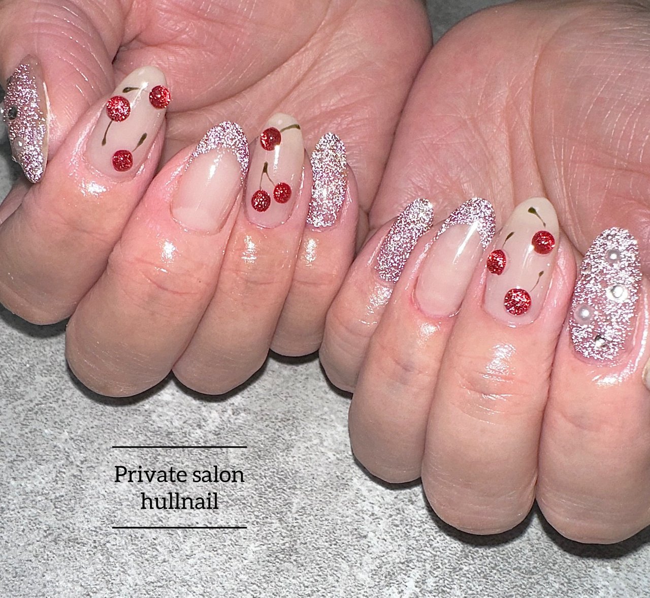 ネイルチップ オーダー さくらんぼ フラッシュ マグネット フルーツ ハートホロ ネイルチップ オーダー さくらんぼ フラッシュ マグネット フルーツ