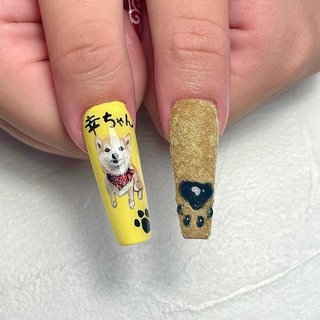 ✰⋆�｡:ﾟ･*☽:ﾟ･⋆�｡✰⋆�｡:ﾟ･*☽:ﾟ･⋆�｡ 
ペットのワンちゃん🐕描き描き🫶

▒▒🅂🅄🄶🄰🅁 🄻🄸🄻🄻🅈▒▒
▻薬院駅から徒歩3分
▻完全予約制
▻お問合せはDMでも受け付けてます
@yuriko_okuda02 

✰⋆�｡:ﾟ･*☽:ﾟ･⋆�｡✰⋆�｡:ﾟ･*☽:ﾟ･⋆�｡✰⋆�｡:ﾟ･*☽

#nailart #gel #gelnail #gelart #handpaint #character #ネイル #geek #japaneseanime #anime #cosplay #痛ネイル #痛ネイル福岡 #薬院ネイルサロン #プライベートサロン福岡 #シュガーリリー #nailcompetition #模写ネイル #模写ネイルセミナー #ギャルネイル #freedomなネイリスト #sugarlilly #スカルプ福岡 #ギャルネイル #ハンド #痛ネイル #スーパーロング #スクエア #レッド #イエロー #ブラウン #スカルプチュア #yuri #ネイルブック