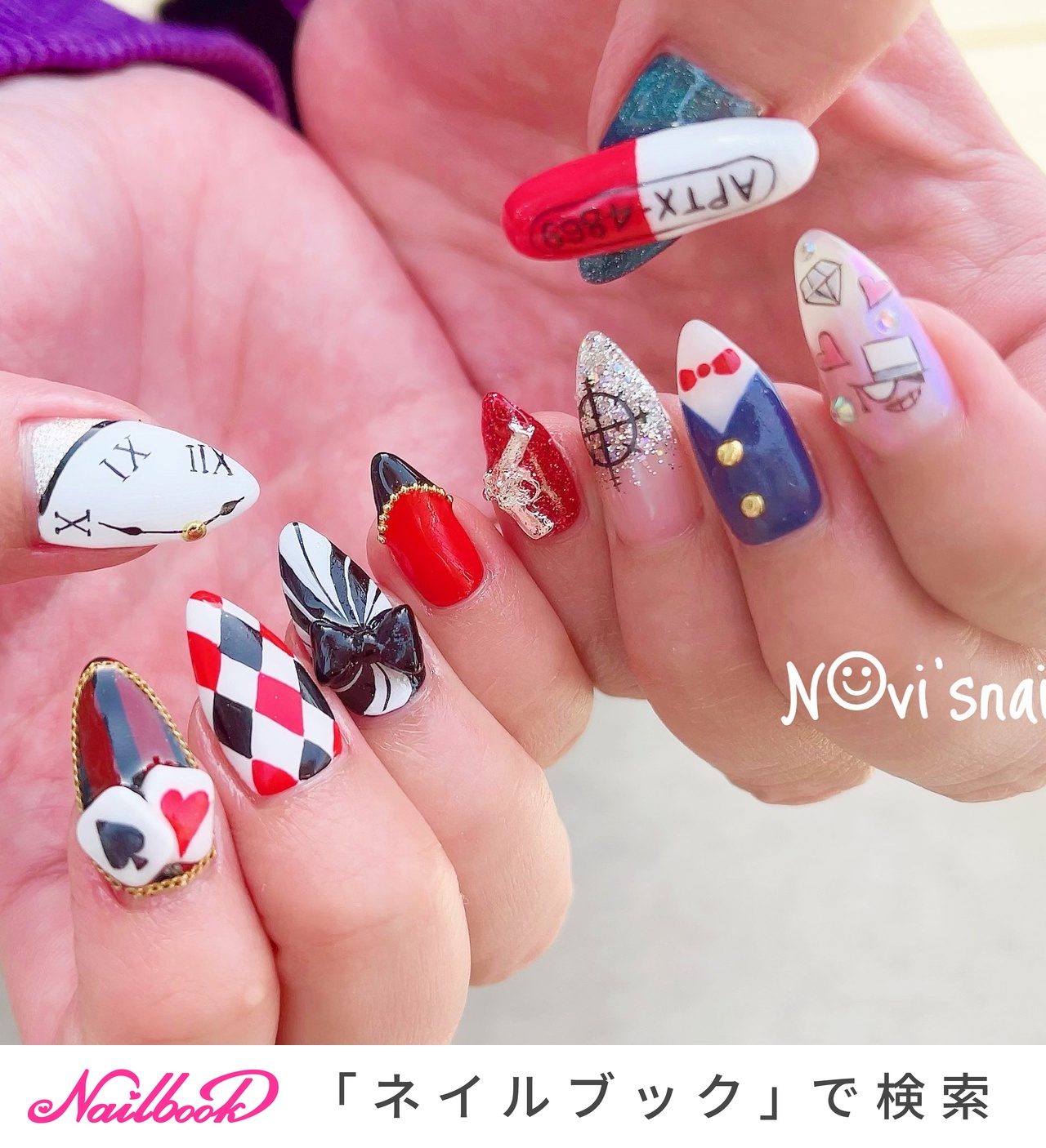 N‪‪☺︎‬vi's nailのネイルデザイン[No.8061652]｜ネイルブック‬