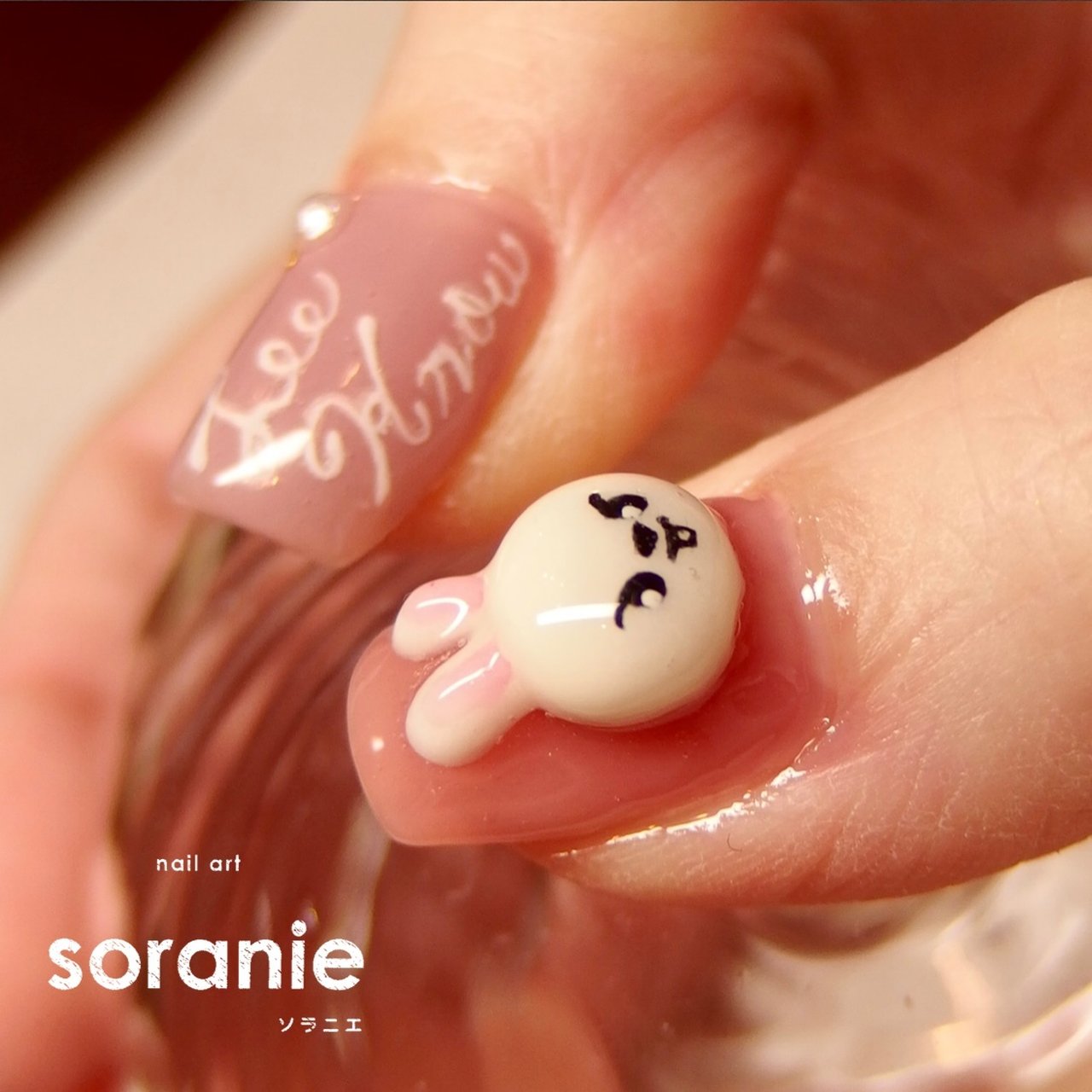 ハンド/ショート/スクエアオフ/ピンク/ジェルネイル - mizumi（sorani
