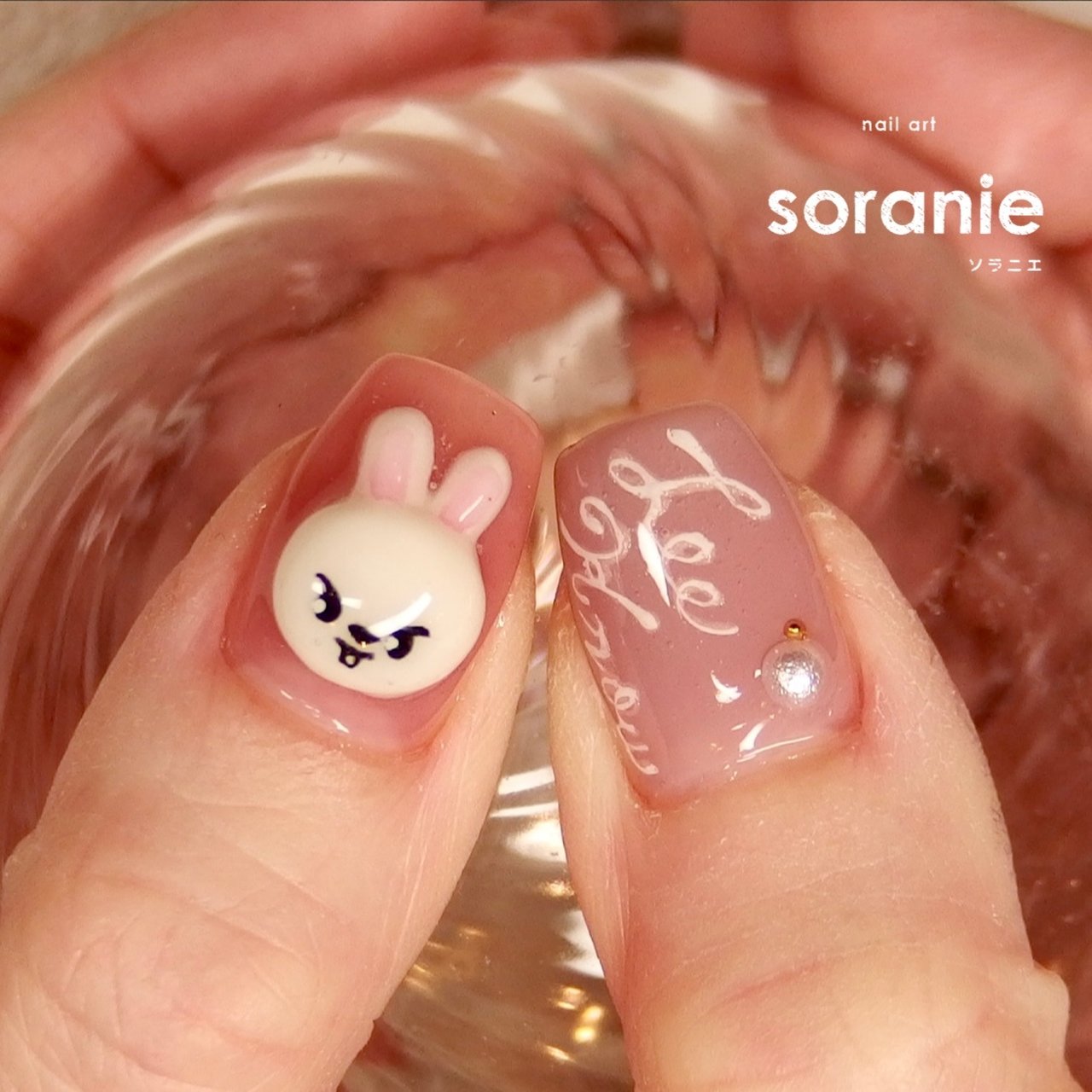 ハンド/ショート/スクエアオフ/ピンク/ジェルネイル - mizumi（sorani