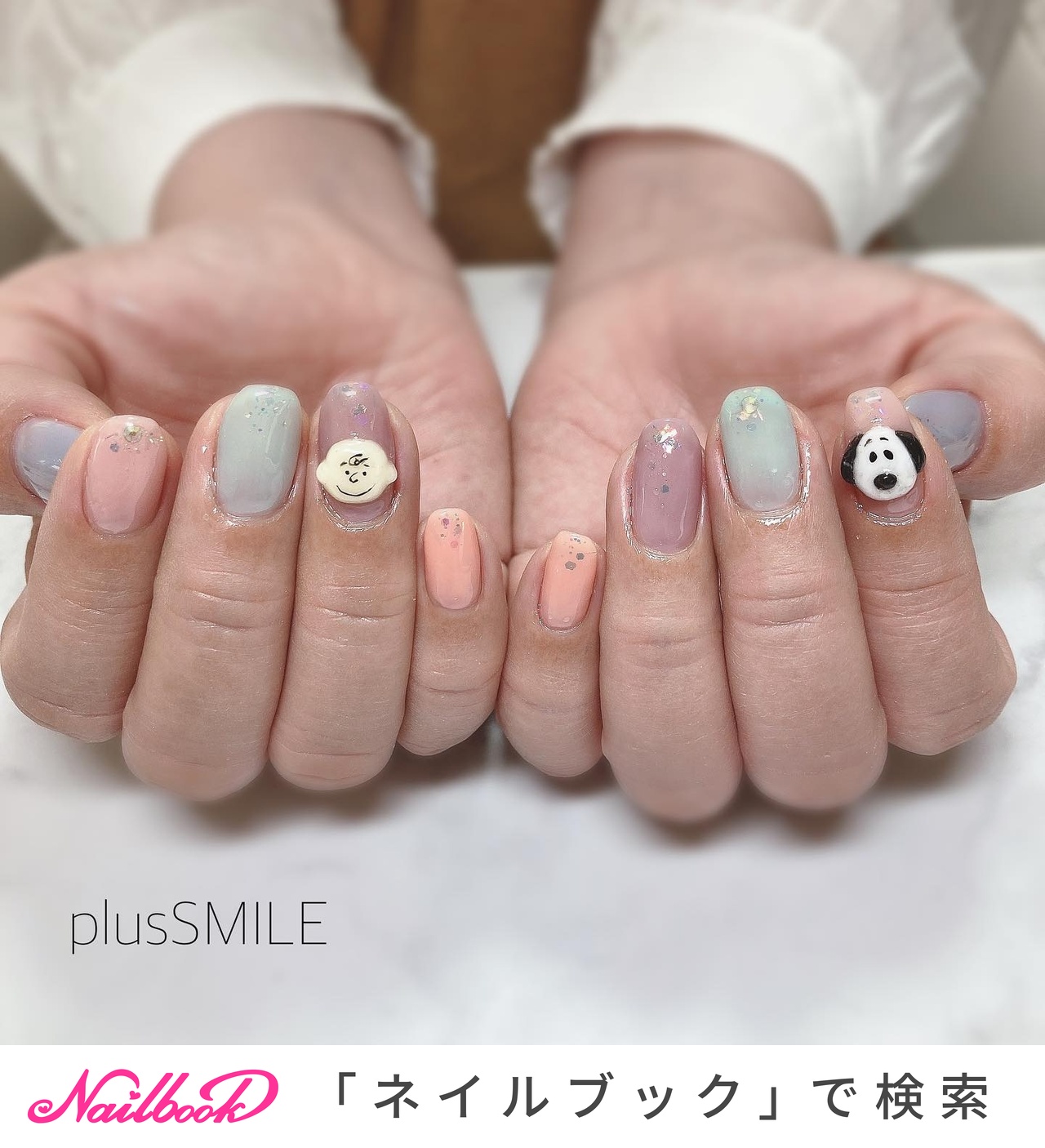 ﾁｬｰﾘｰﾌﾞﾗｳﾝのネイルデザイン(2ページ目)｜ネイルブック