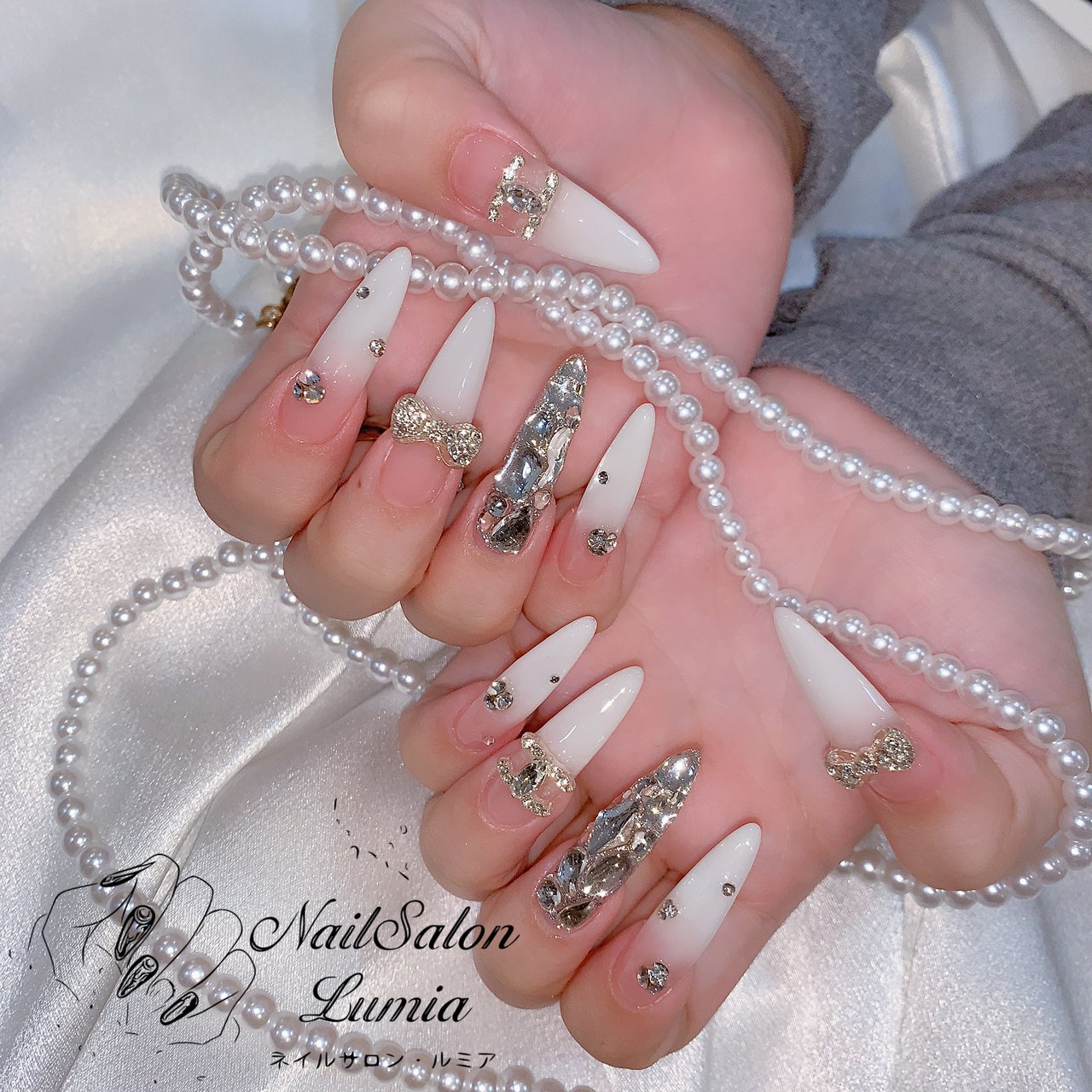 なお　スーパーロングネイル 超鬼ロングネイル ギャルネイルチップ No.70