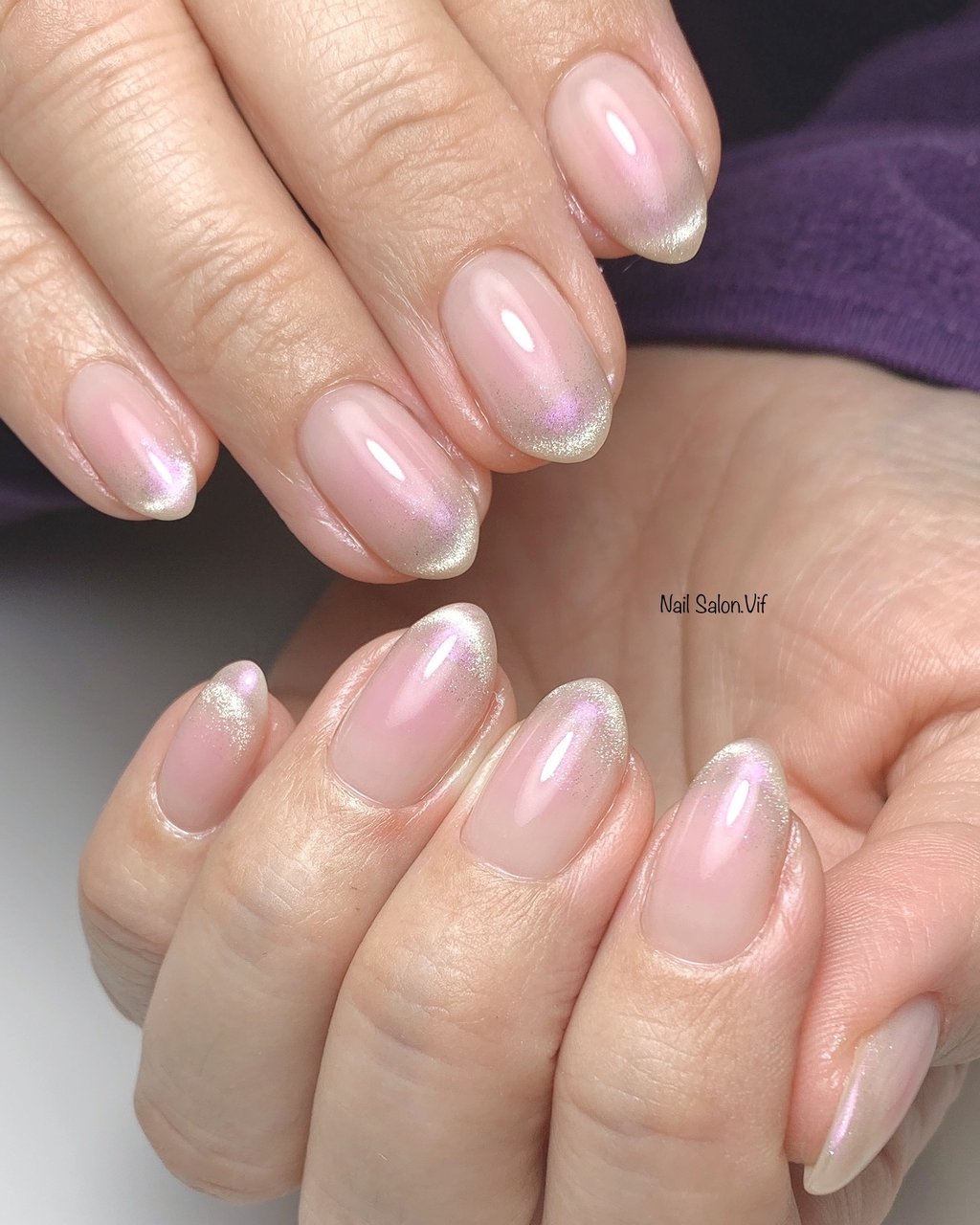 英国ヴィンテージ ホブネイルカットガラス ハンドル付ジャー シルバープレート蓋 ハンド/シルバー - be Nailのネイルデザイン[No.7981408