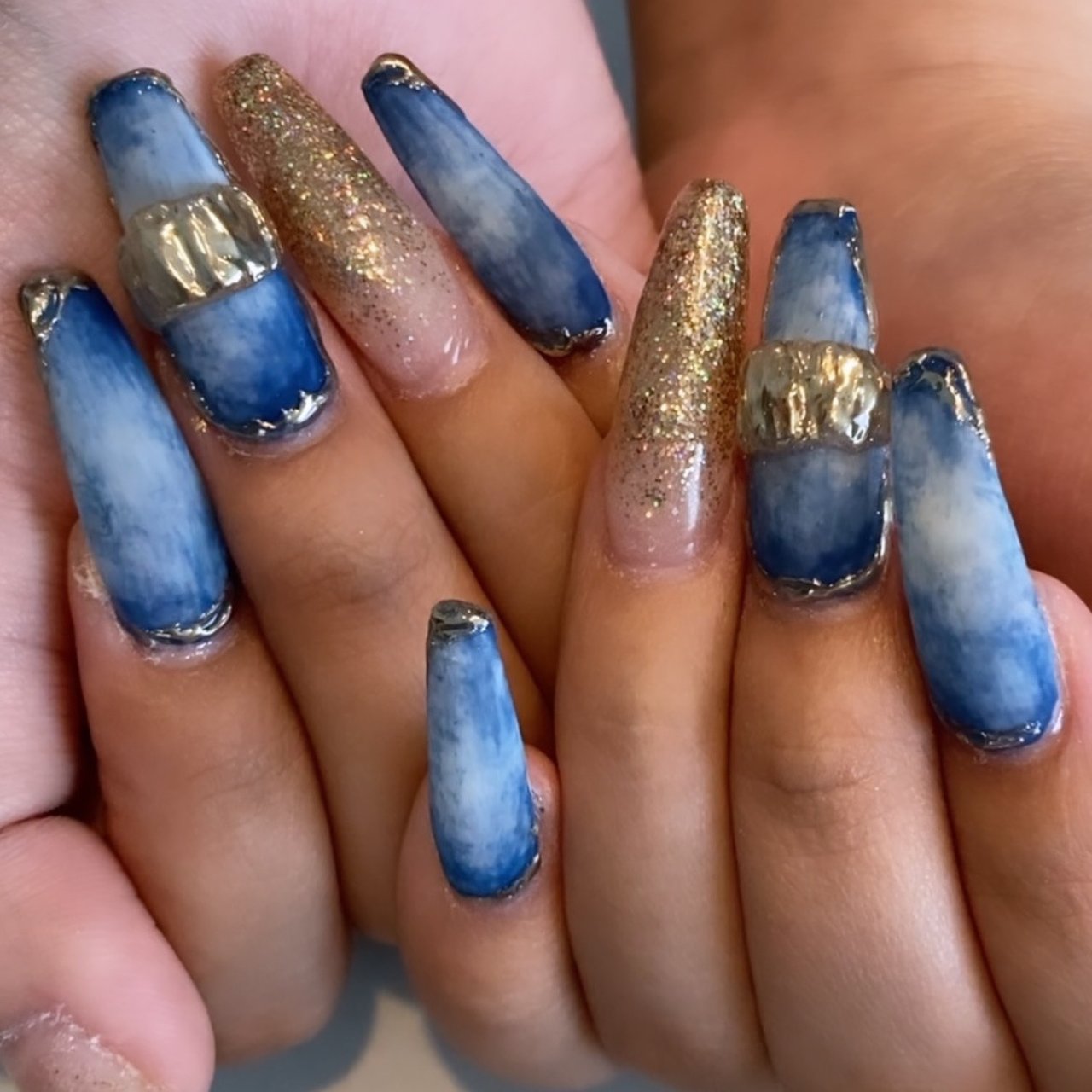 夏/旅行/海/リゾート/ハンド - 𝕄𝕒𝕟𝕒𝕞𝕚🐈‍⬛のネイルデザイン[No