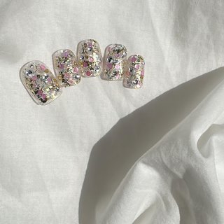 ⠀ 
いろいろつめこみ 🩰♡

⠀

#kapenail #2023ss #個人ネイルサロン #横浜ネイルサロン #ラメネイル #ストーンネイル #ビジューネイル #ニュアンスネイル #夏 #旅行 #梅雨 #海 #ハンド #ビジュー #ラメ #ニュアンス #ショート #オーバル #クリア #ピンク #シルバー #ジェルネイル #ネイルチップ #KAPENAIL #ネイルブック