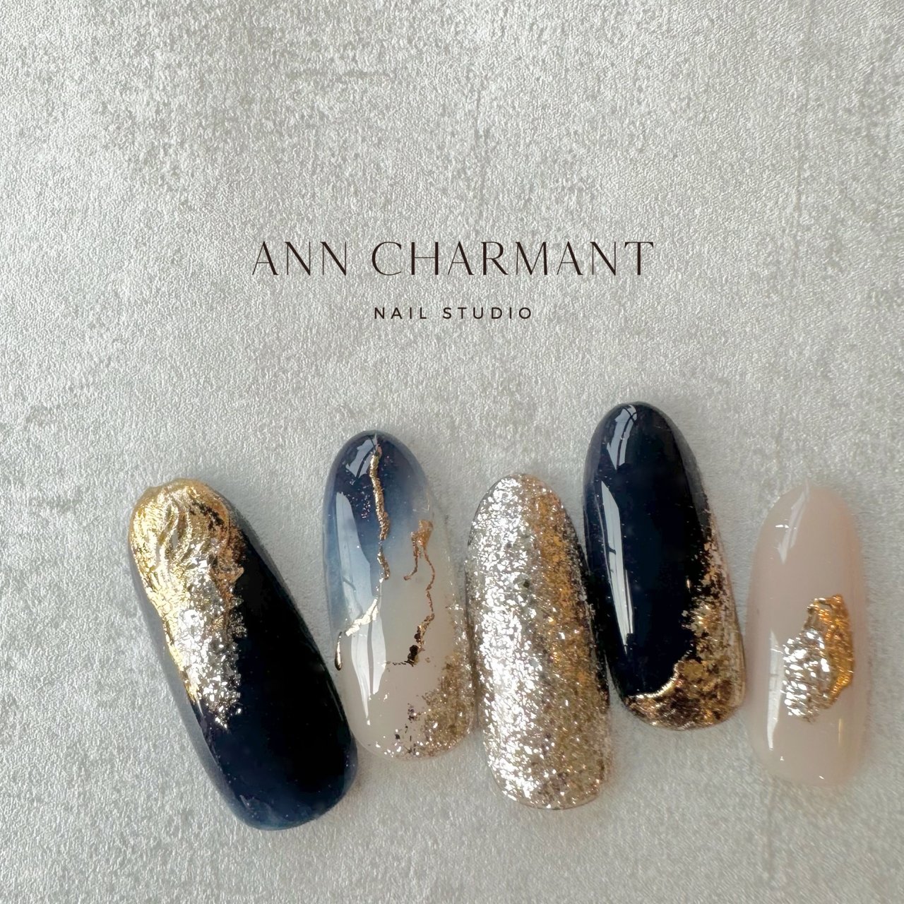夏/ハンド/大理石/ニュアンス/キラキラ - Ann charmant【相模原💅橋本
