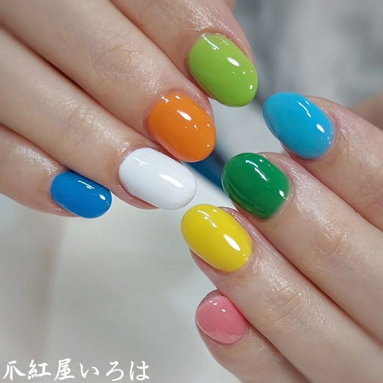 いろは　ネイルチップオーダー 個性派/カラフル/ジェルネイル/ネイルチップ - いろはのネイルデザイン