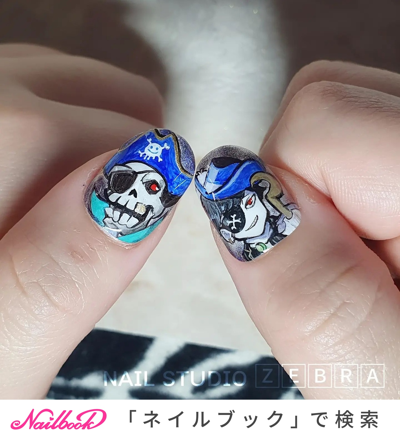 ライブ/ハンド/個性派/ショート/オーバル - 🅂🄰🄺🄺🄾のネイル
