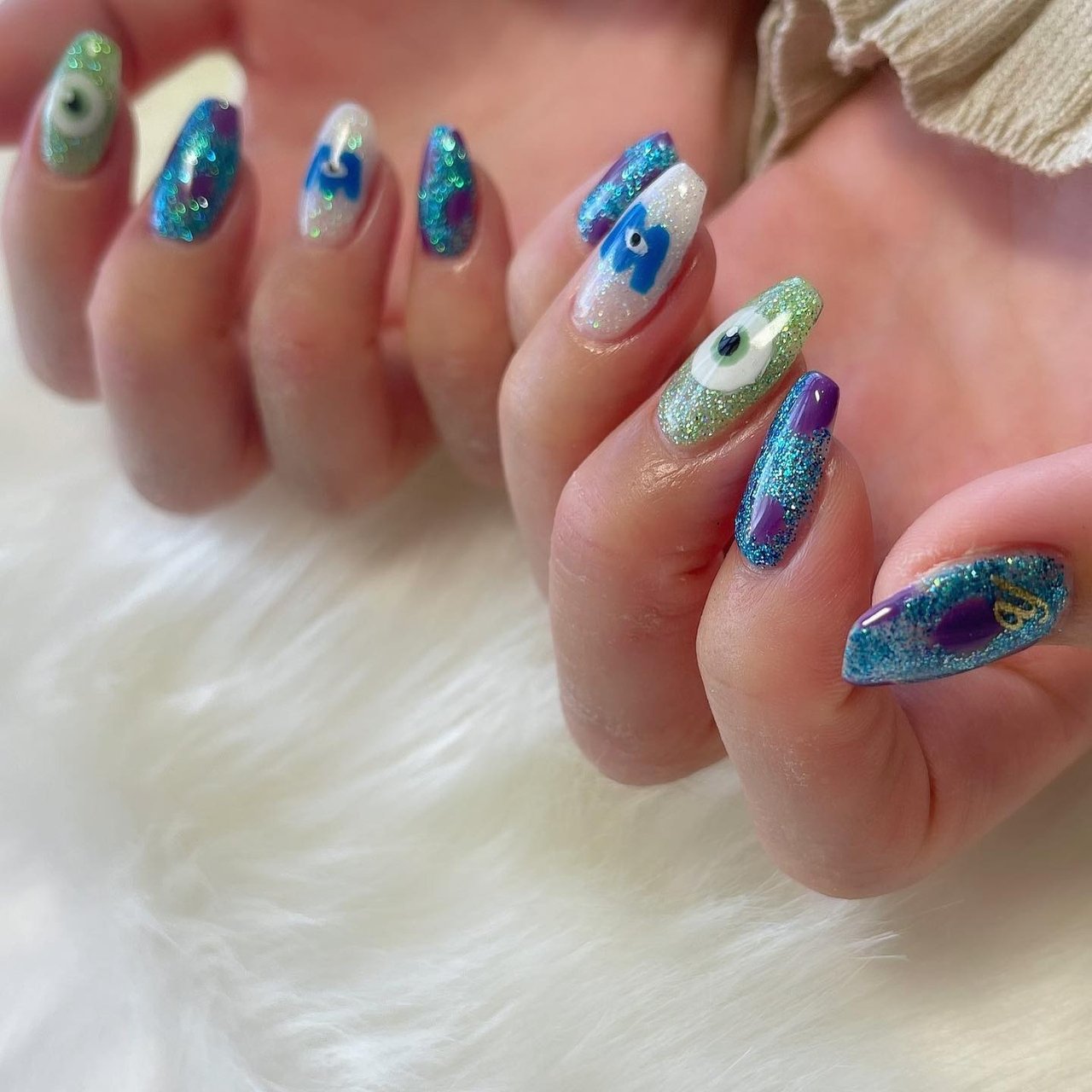 レア！コリンスキー　Impact M-STYLE ネイルデダンス　flat 5本 ラメ/キラキラ/個性派/ジェルネイル - NAILism♪ -ネイリズム-の