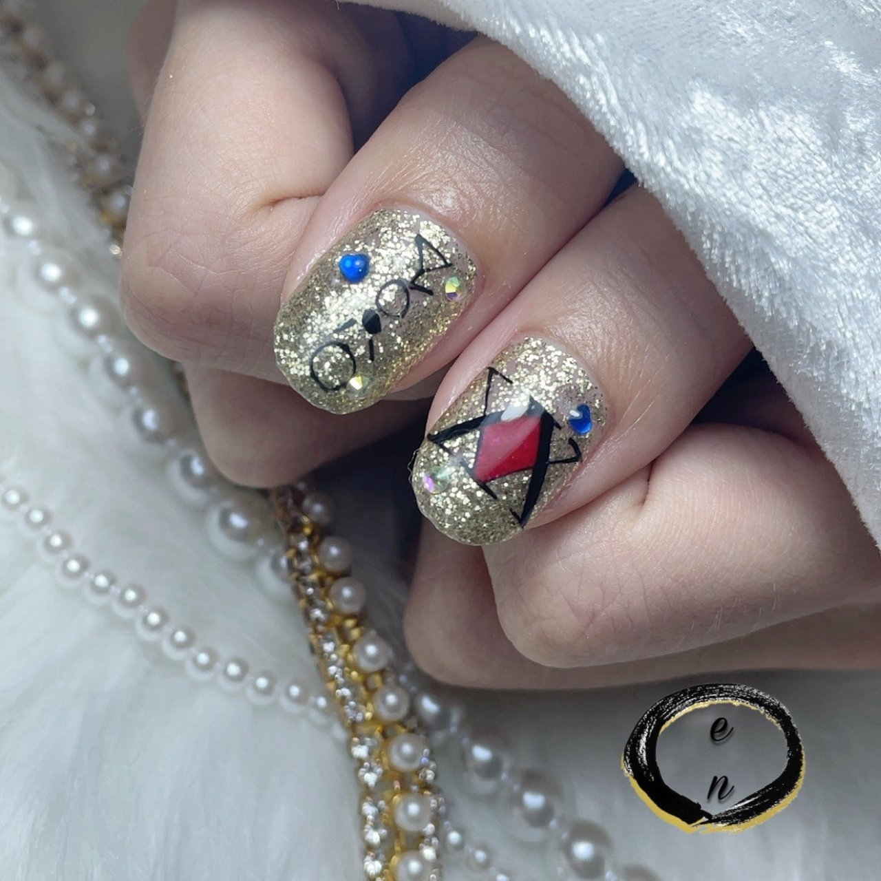 春/夏/ハンド/ミディアム/オーバル - ネイルサロン縁・佐藤ひなたの