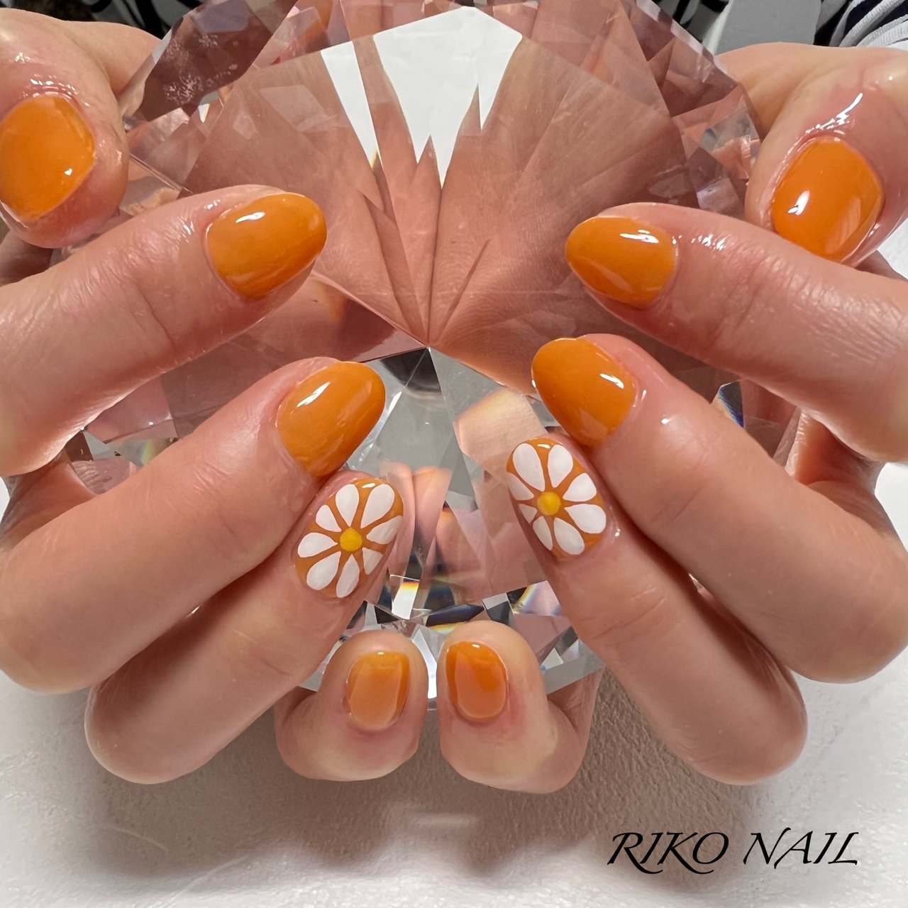 春/夏/オールシーズン/ハンド/フラワー - riko_nailのネイルデザイン 