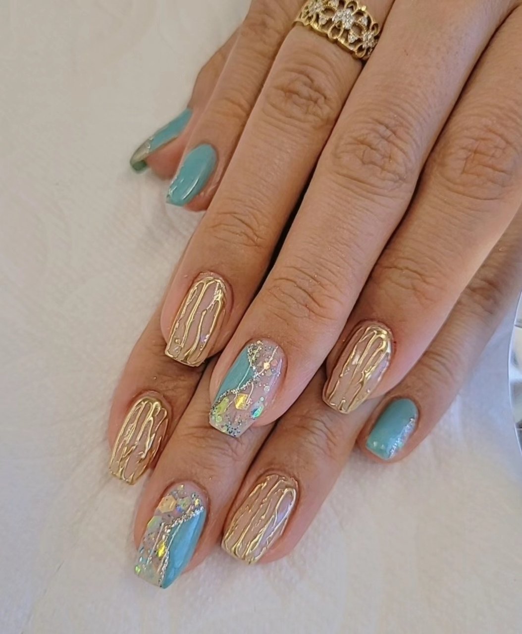 夏/ハンド/ジェルネイル/お客様 - nail_salon_rose_56のネイルデザイン