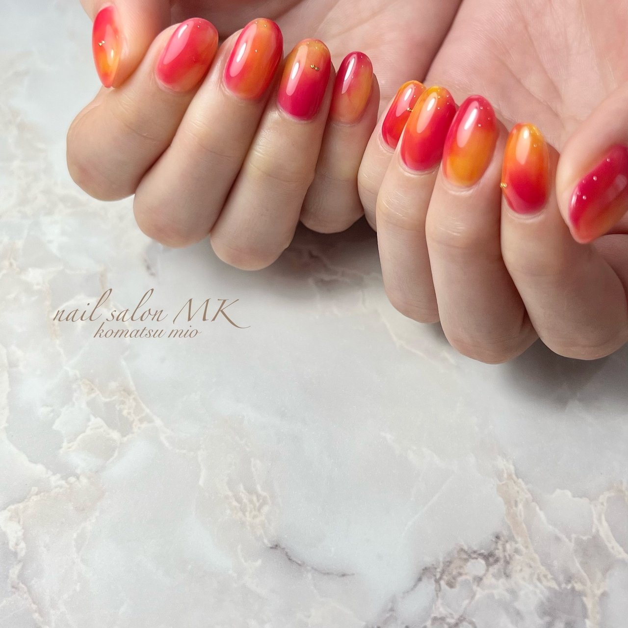 夏/ハンド/グラデーション/ニュアンス/ショート - nail salon MKの