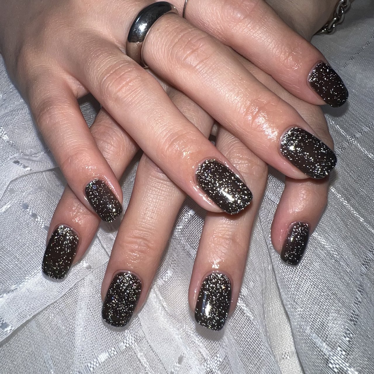 春/夏/オールシーズン/ハンド/ラメ - nailunodesalonのネイルデザイン