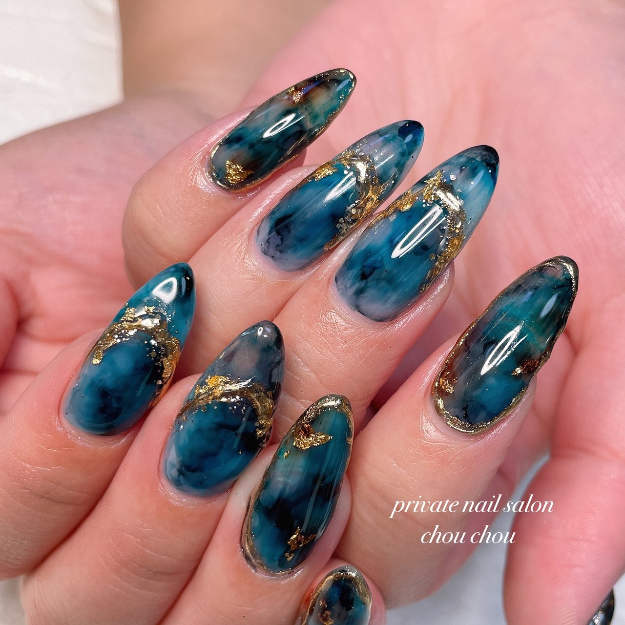 夏/ハンド/タイダイ/大理石/ニュアンス - nori0906のネイルデザイン[No