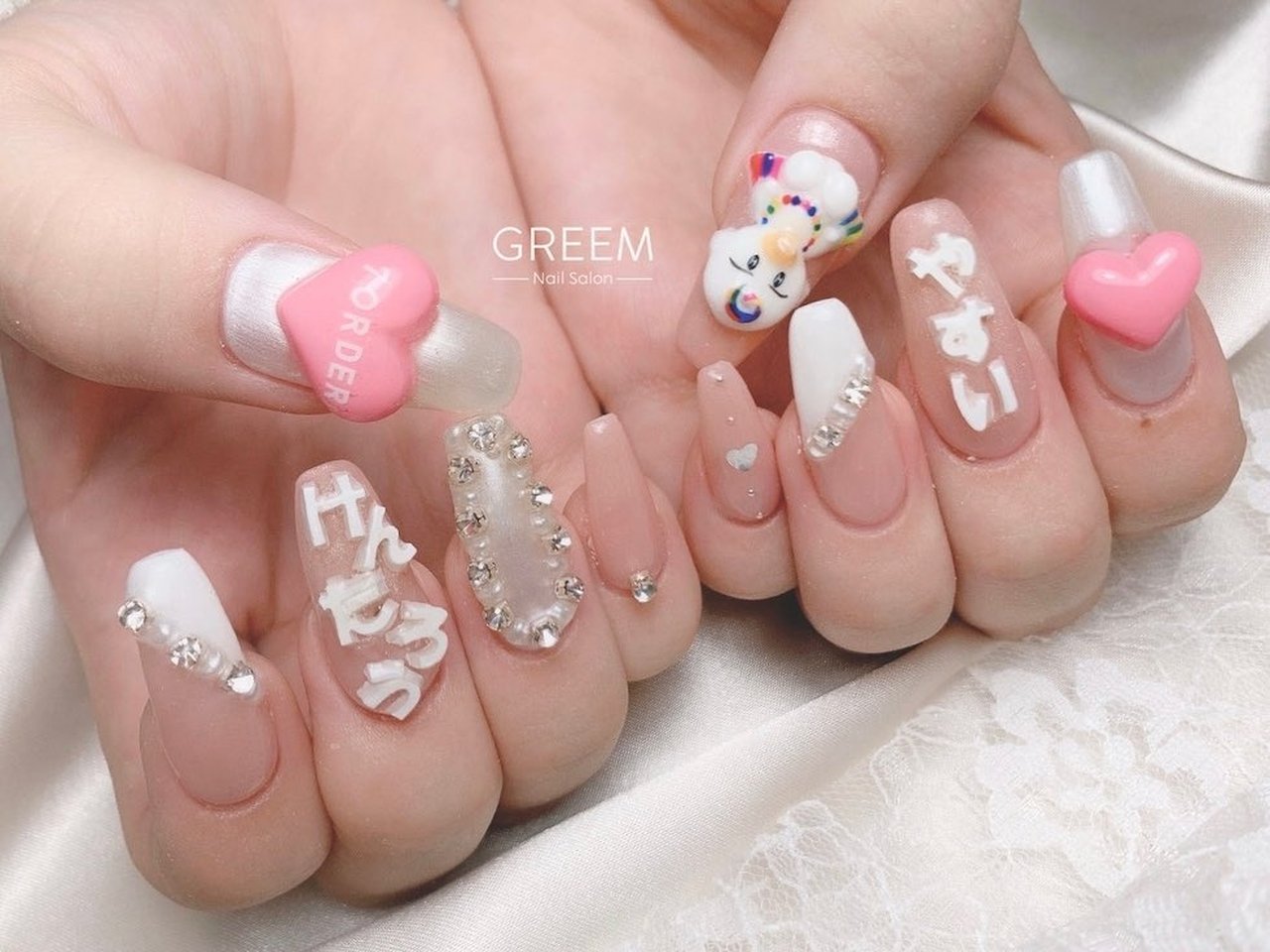 オールシーズン/ライブ/女子会/推し活/ハンド - GREEM Nail+Eyelash