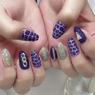 ロング/#クロコダイルネイルのネイルデザイン(2ページ目 ロング/#クロコダイルネイルのネイルデザイン(2ページ目