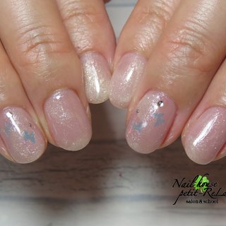 ネイルジェルポリッシュ、マニキュアジェル - グリッターマニキュア,6  