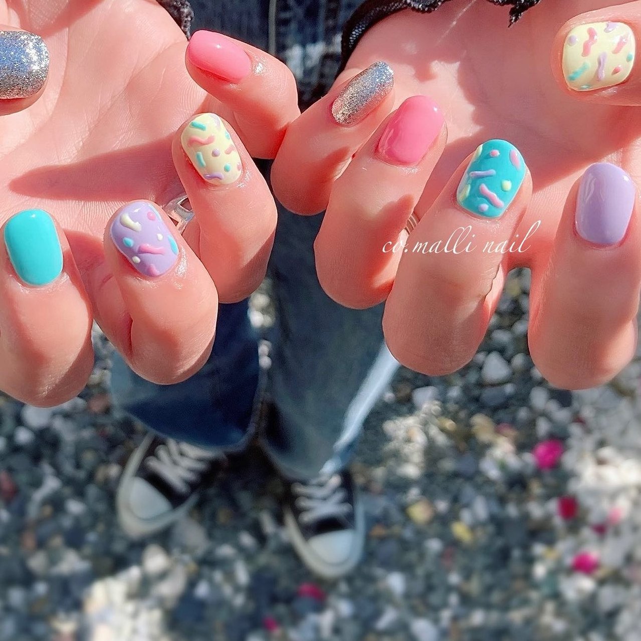 ハンド/レトロ - co.malli nailのネイルデザイン[No.8105238]｜ネイル