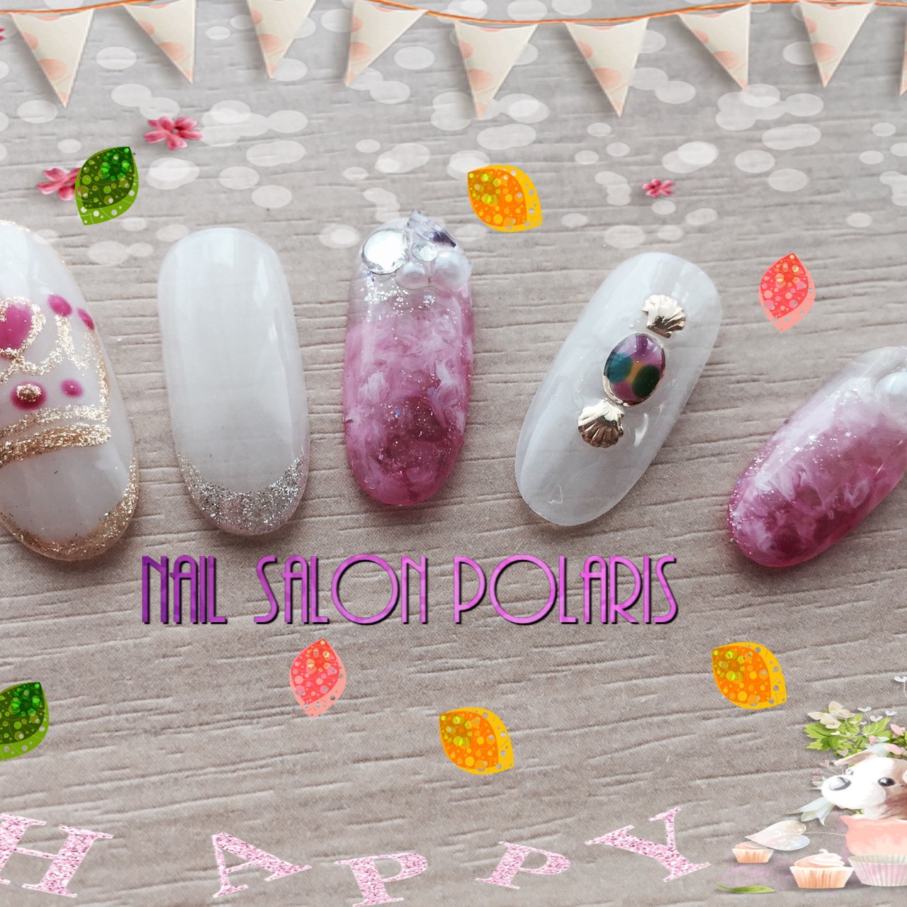 春 オールシーズン 女子会 ハンド シースルー Polaris のネイルデザイン No ネイルブック